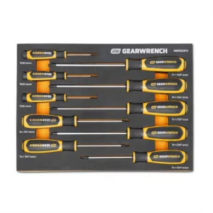 GearWrench 10 Piece Torx&reg; Dual Material Screwdriver Set in Foam Storage Tray