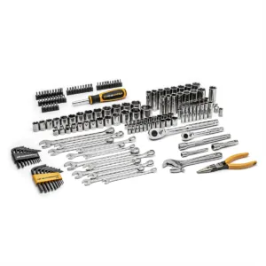 Gearwrench 168 Piece 1/4" & 3/8" Drive 72-Tooth 6 Point Professional Tool Set