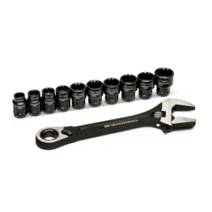 GearWrench 11 Piece Pass-Thru&trade; Adjustable Wrench Set