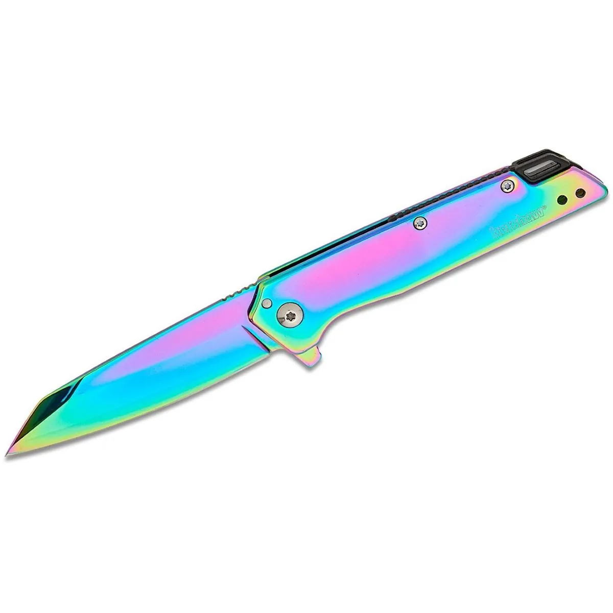 Kershaw Misdirect Assisted Open Frame Lock Reverse Tanto Blade EDC Folding Pocket Knife - Rainbow