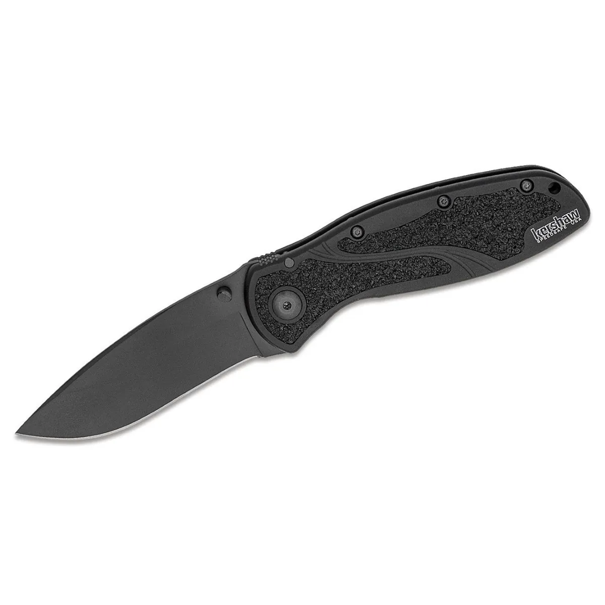 Kershaw Blur Assisted Open Inset Liner Lock Do-it-All Blade EDC Folding Pocket Knife - Black