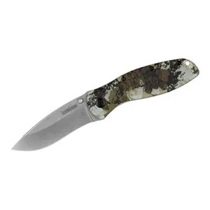Kershaw Blur Assisted Open Inset Liner Lock Recurve Blade EDC Folding Pocket Knife - Kings Camo