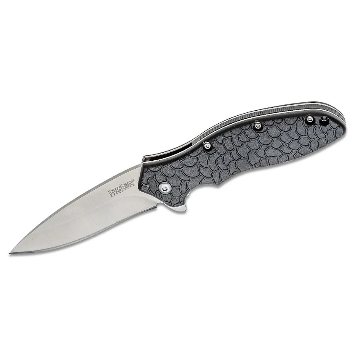 Kershaw OSo Sweet Assisted Open Liner Lock Drop Point Blade EDC Folding Pocket Knife - Black