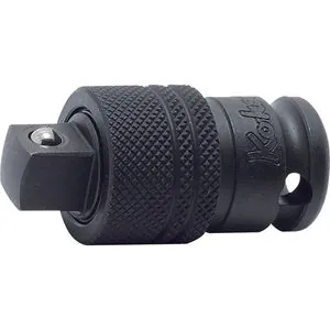 Ko-ken USA 13333AL 3/8 Sq. Dr. Locking Adaptor 3/8 Square Length 45mm Locking Quick Release