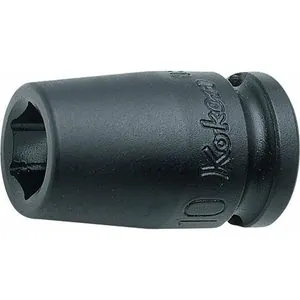 Ko-ken USA 13400M-8 3/8 Sq. Dr. Socket 8mm 6 point Length 32mm