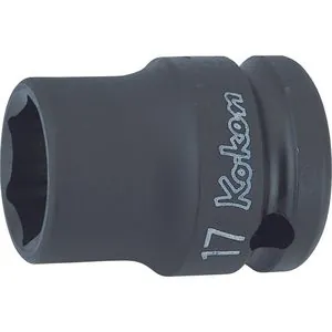 Ko-ken USA 14401M-21 1/2 Sq. Dr. Socket 21mm 6 point Length 38mm Thin walled