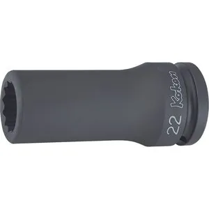 Ko-ken USA 16305M-19 3/4 Sq. Dr. Socket 19mm 12 point Length 100mm
