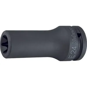 Ko-ken USA 16325-E22 3/4 Sq. Dr. Impact Deep TORX E22 Socket - Length 100mm