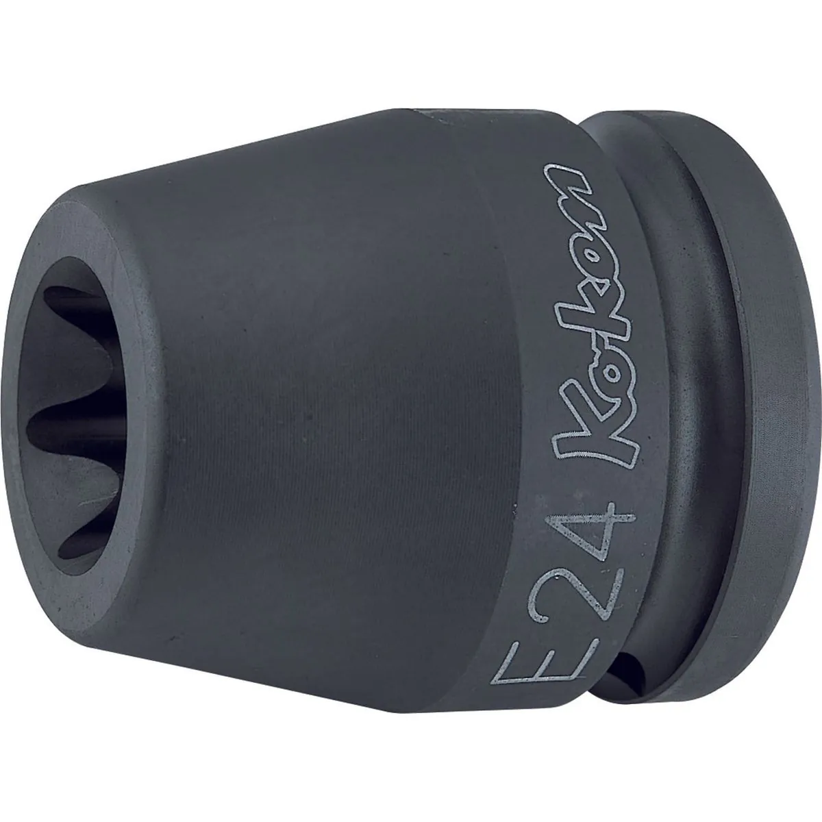 Ko-ken USA 16425-E24 3/4 Sq. Dr. Impact TORX E24 Socket - Length 50mm