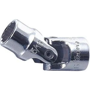 Ko-ken USA 2445M-14 1/4 Sq. Dr. Universal Socket 14mm 12 point Length 37mm