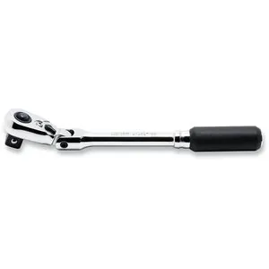Ko-ken USA 1/4" Body 3/8" Sq. Dr. Ratchet Handle 72 teeth Flexible Head Length 160mm Quick Release Z-series