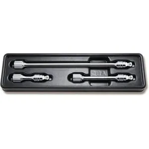 Ko-ken USA PK3763L/3 3/8 Sq. Dr. Locking Wobble-Fix Extension Bar 3 Piece Set