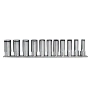 Ko-ken USA Special 3/8 Sq. Dr. Deep NUT GRIP Socket Set 8-19mm - 11 pieces