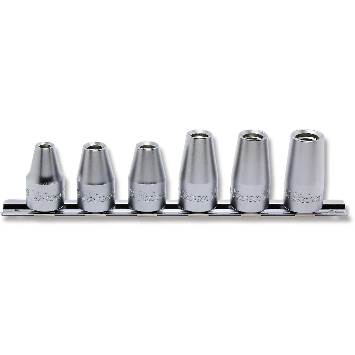 Ko-ken USA 1/2 Sq. Dr. Stud Bolt Setter 6 Piece Set, 1/4 - 1/2