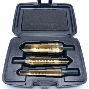 KnKut 3pc Hole Expansion Step Reamer Set