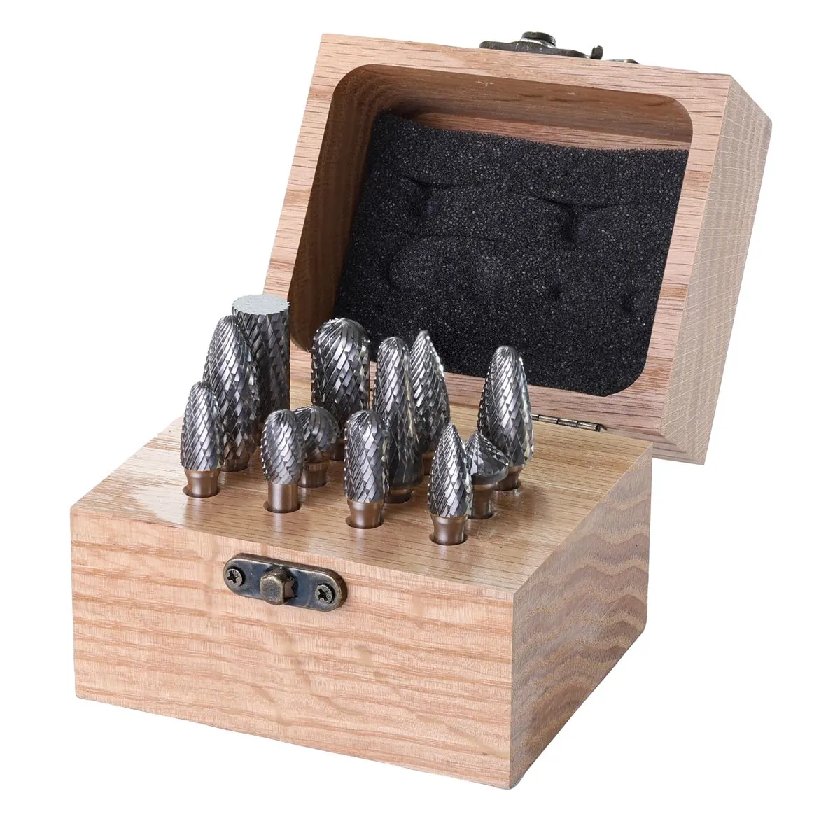 KnKut 12 Piece Carbide Burr Set with 1/4-inch Shanks