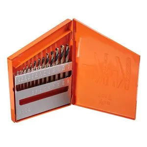 KnKut KnKut 13 Piece Short Stubby Length Drill Bit Set 1/16"-1/4" by 64ths