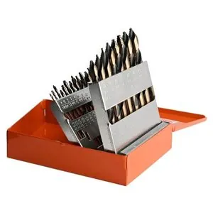 KnKut KnKut 15 Piece Mechanics Length Step Point Drill Bit Set 1/16"-1/2" by 32nds