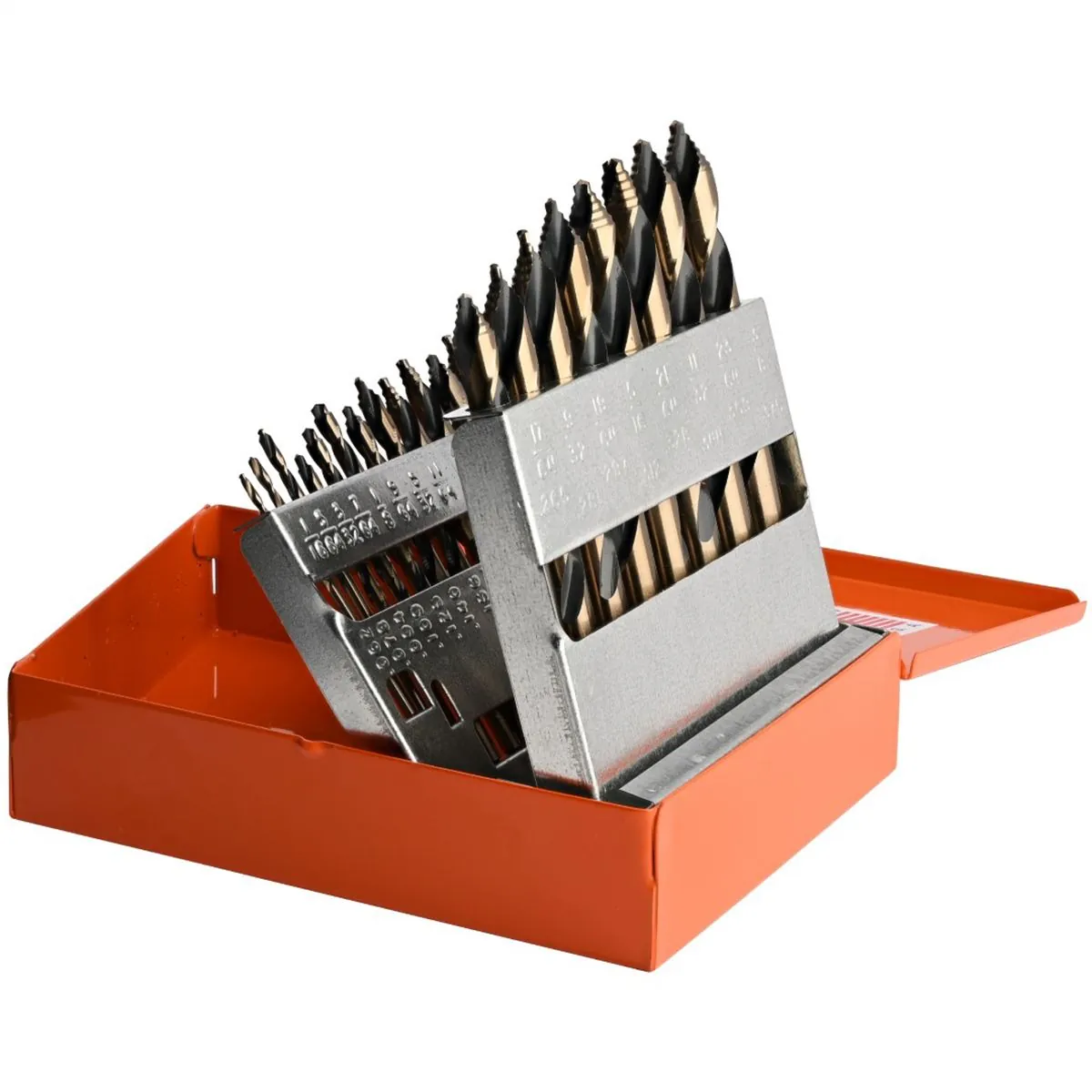 KnKut KnKut 21 Piece Mechanics Length Step Point Drill Bit Set 1/16"-3/8" by 64ths