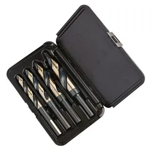KnKut KnKut 4 Piece Step Point 1/2" Reduced Shank Drill Bit Set 9/16 - 5/8 - 3/4 - 1"