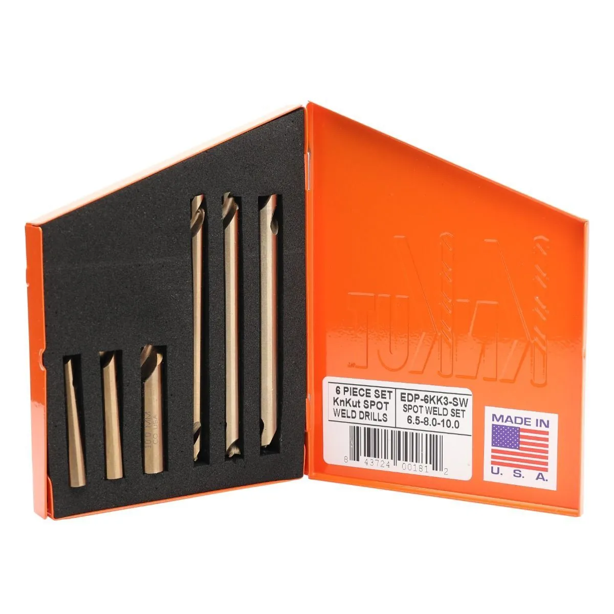 KnKut KnKut 6 Piece Spot-Weld Drill Set
