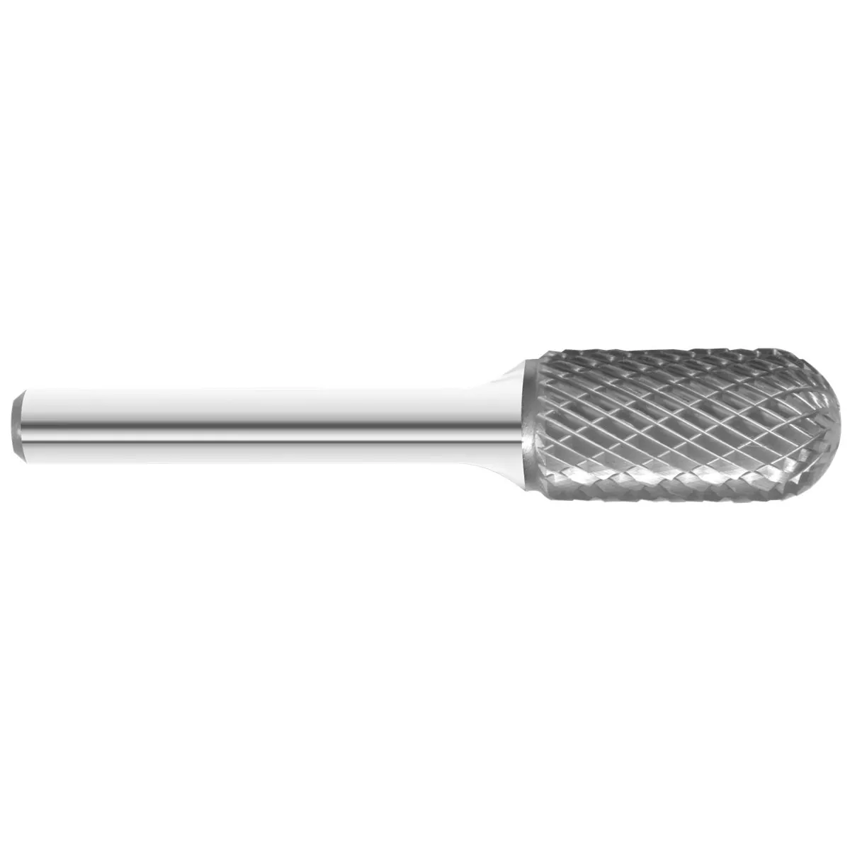 KnKut KnKut SC-5 Cylindrical Ball Nose Carbide Burr 1/2" x 1" x 2-3/4" OAL with 1/4" Shank