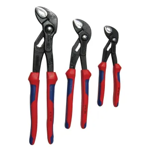 KNIPEX 3PC COBRA CUSHION GRIP PLIER SET