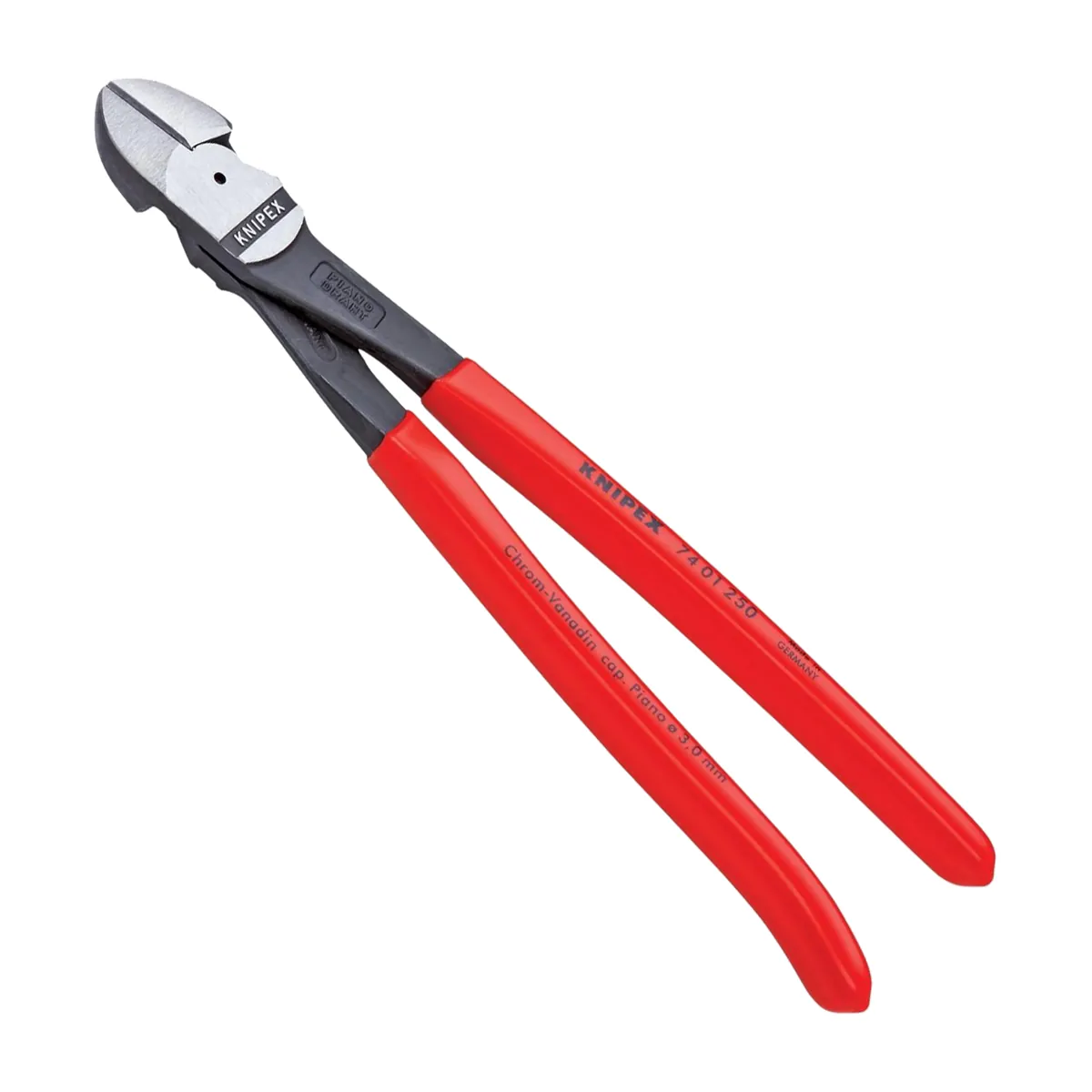 KNIPEX 10" HIGH LEVERAGE DIAGONAL CUTTERS CARDED