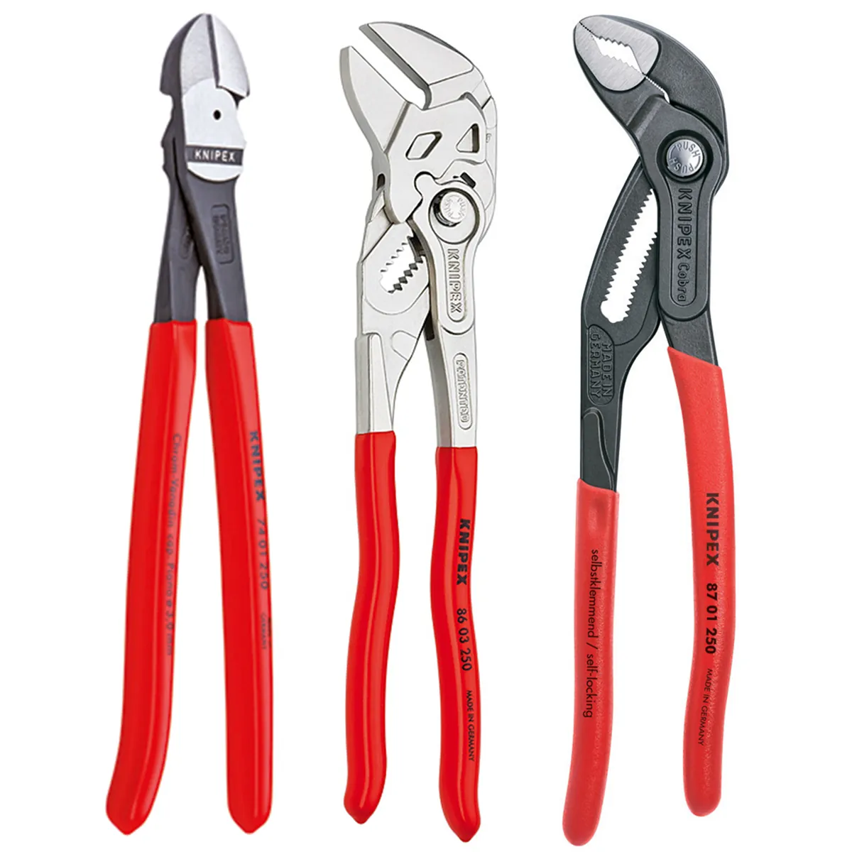 KNIPEX 3 PC 10" Pliers Set