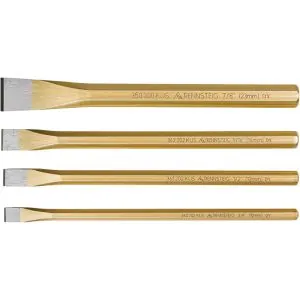 4 Pc Cold Chisel Set
