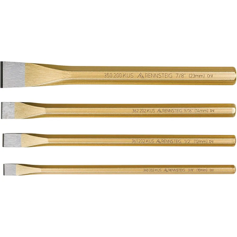 4 Pc Cold Chisel Set