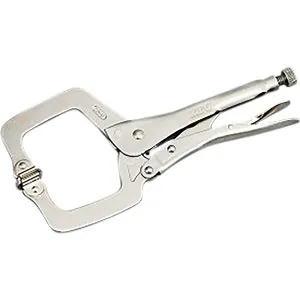 6" C-Clamp Locking Pliers with Swivel Pads
