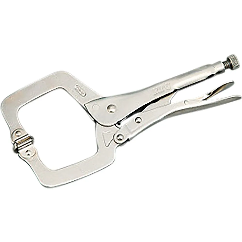 6" C-Clamp Locking Pliers with Swivel Pads