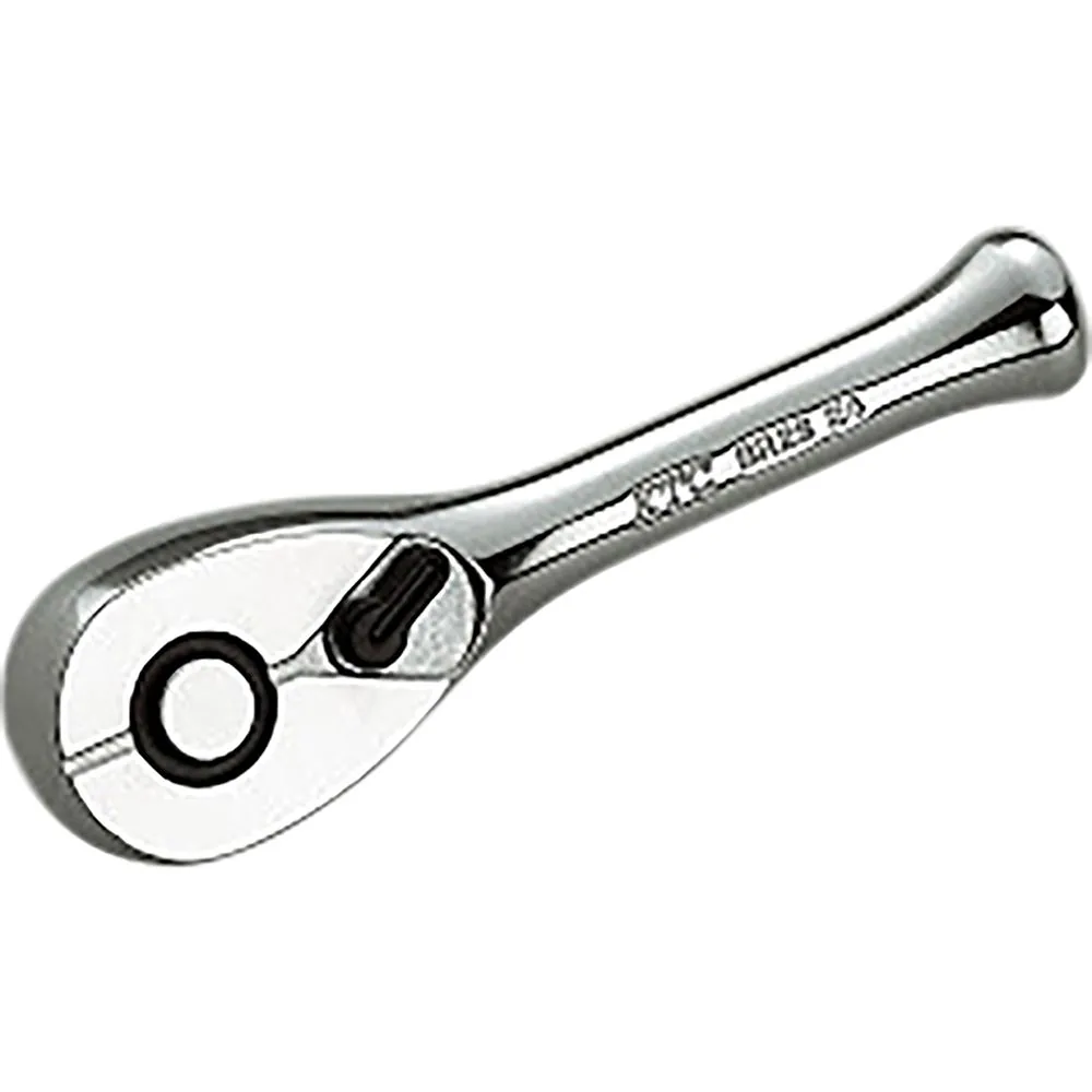 1/4"sq. SHORT RATCHET HANDLE 80mm Long