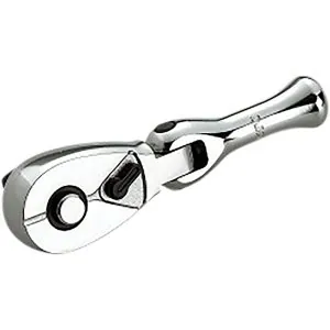 3/8"sq. COMPACT RATCHET HANDLE (FLEXIBLE) 80mm Long