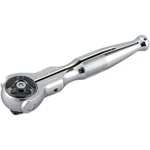 3/8"sq. Round Swivel Head Ratchet Short 120mm Long