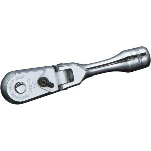 Ratchet 1/4" Flex Head Short 90 Tooth