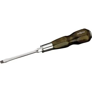 Screwdriver Wood Handle Slotted 6.3 mm/1.0 mm