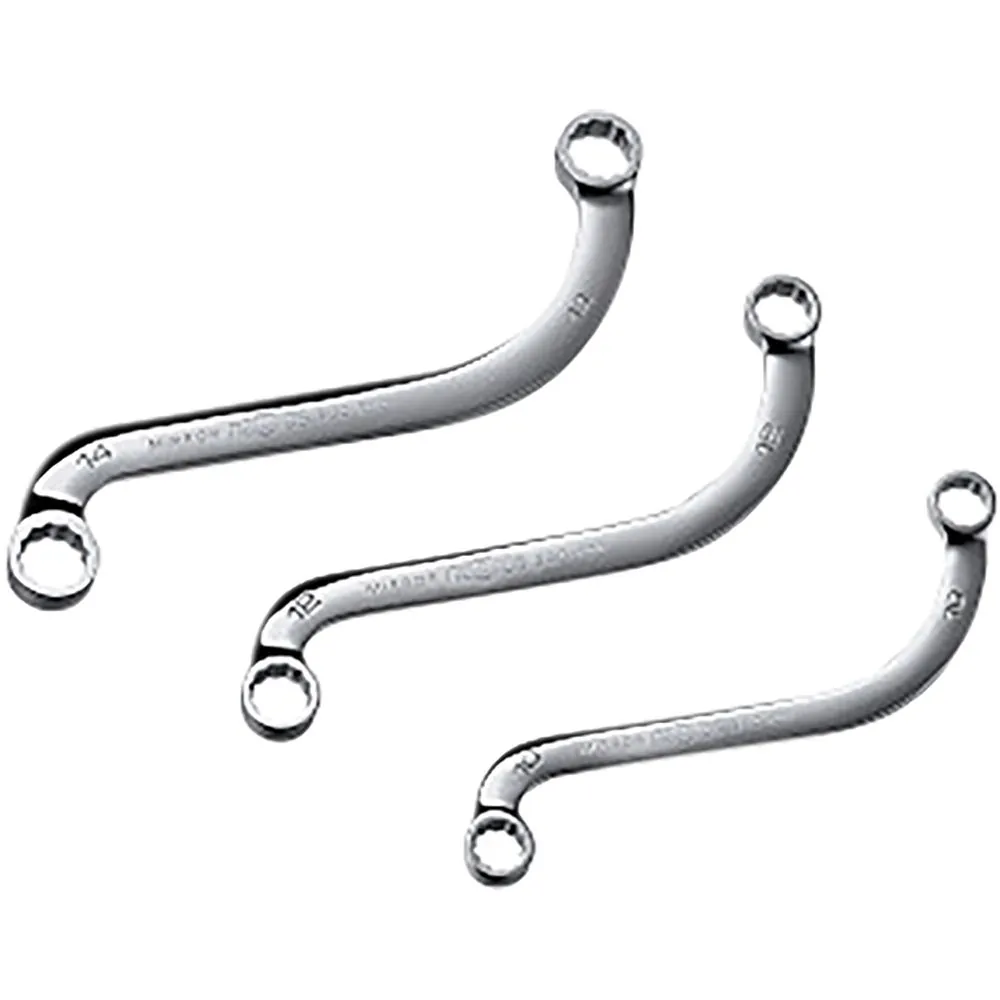 Wrench S-Shape Box End Metric 12 pt 8 mm