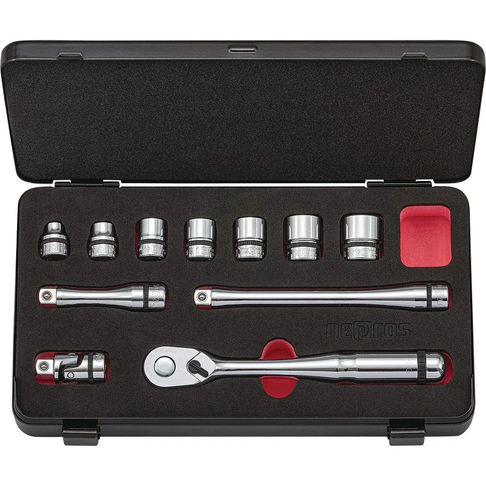 Socket Set 3/8" Drive Case 11 pc