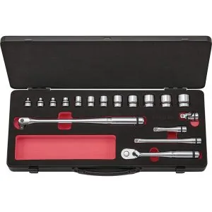 Socket Set 3/8" Drive Case 17 pc