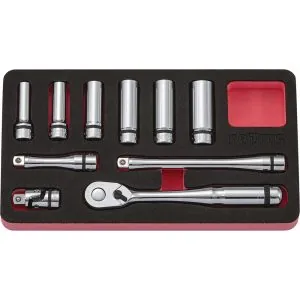 Socket Set 3/8" Drive Deep 10 pc