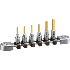 Socket Set 1/4" Drive 6 pc Hex key 6 pc