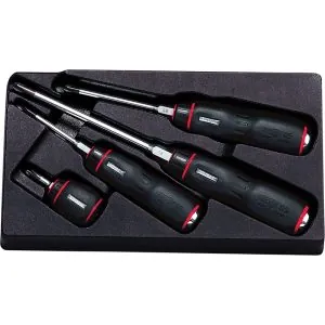 Scw Set Resin Handle Phillips 4 Pc