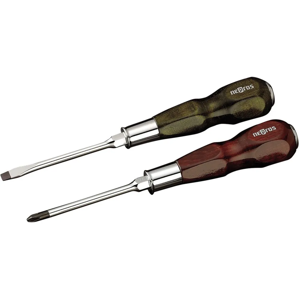 Nepros Wooden Screwdriver 2 PC Set