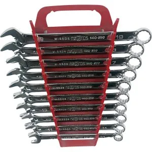 10 pc Combination Wrench Set Metric