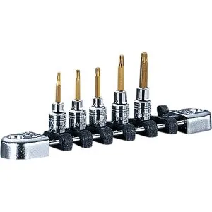 Socket Set 1/4" Drive Torx T-Type 5 pc