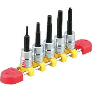 1/4"sq. HEX BIT SOCKET SET (5pcs.)
