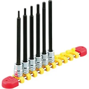 1/4"sq. Long Hex bit Socket Set (6pcs.)