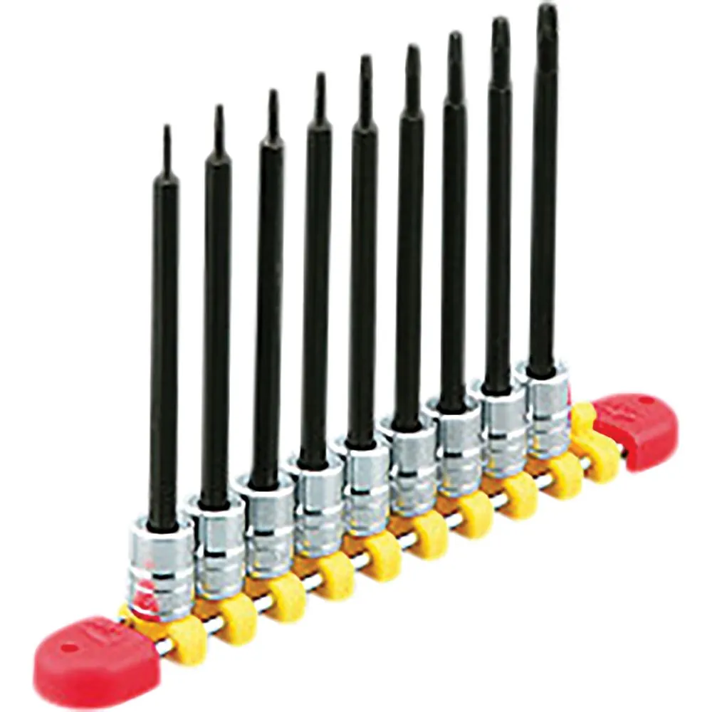 1/4"sq. TT-Type Torx bit Socket Set (9pcs.)